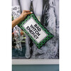 Bad Witch Energy Needlepoint Pillow, Green, Black - Decorative Pillows - 3