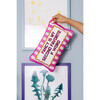 Fancy Needlepoint Pillow, White, Pink - Decorative Pillows - 3