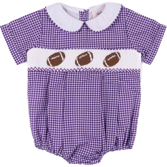 Purple Gingham Football, Noah Bubble
