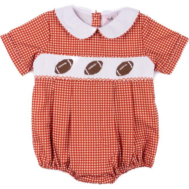 Burnt Orange Gingham Football, Noah Bubble