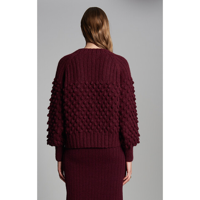 Sage Cardi, Merlot - Cardigans - 2
