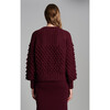 Sage Cardi, Merlot - Cardigans - 2
