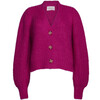 Sara Cardi, Fuchsia - Cardigans - 1 - thumbnail