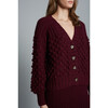 Sage Cardi, Merlot - Cardigans - 3