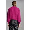 Sara Cardi, Fuchsia - Cardigans - 3