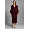Sage Cardi, Merlot - Cardigans - 4