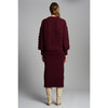 Sage Cardi, Merlot - Cardigans - 5