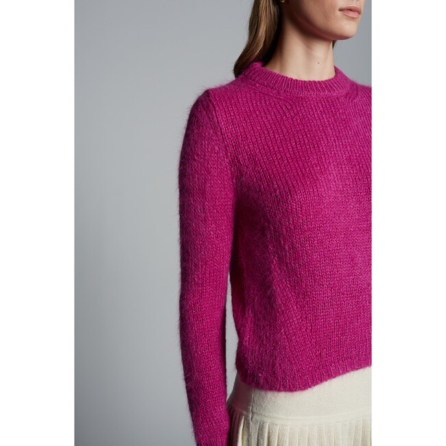 Ava Sweater, Fuchsia - Sweaters - 4