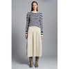 Ava Stripe Sweater, Ivory/Navy Stripe - Sweaters - 5