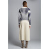 Ava Stripe Sweater, Ivory/Navy Stripe - Sweaters - 6