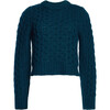Amara Sweater, Regal Green - Sweaters - 1 - thumbnail