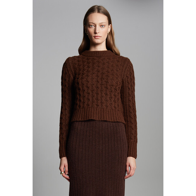 Amara Sweater, Espresso - Sweaters - 2