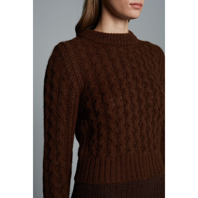Amara Sweater, Espresso - Sweaters - 5