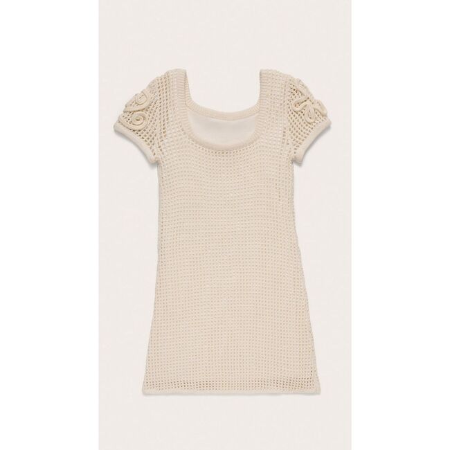 Kids Nissa Dress, Off White - Dresses - 4