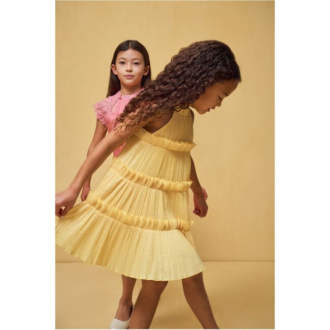 Kids Leilah Dress, Daffodil - Dresses - 6