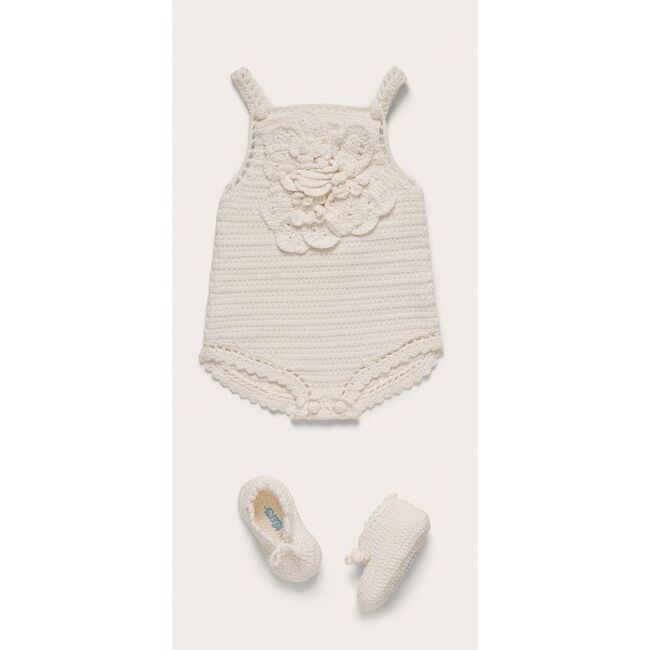 Baby Shah Jumpsuit Set, Off White