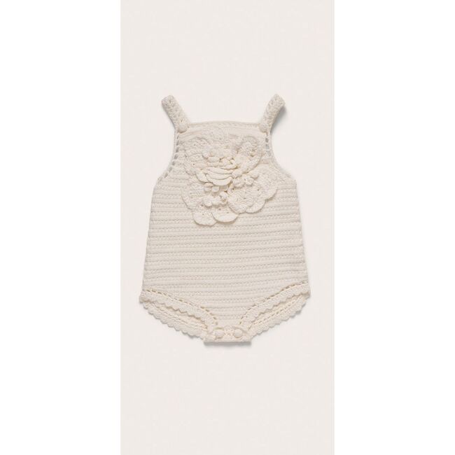 Baby Shah Jumpsuit Set, Off White - Rompers - 3