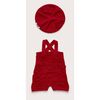 Baby Deva Jumpsuit, Merlot - Rompers - 1 - thumbnail