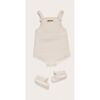 Baby Shah Jumpsuit Set, Off White - Rompers - 5