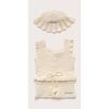 Baby Catalina Jumpsuit Set, Off White - Rompers - 1 - thumbnail