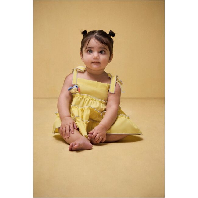 Baby Leilah Dress & Bloomer, Daffodil - Dresses - 4