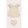 Baby Petal Dress & Bloomer, Off White - Dresses - 6