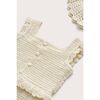 Baby Catalina Jumpsuit Set, Off White - Rompers - 3