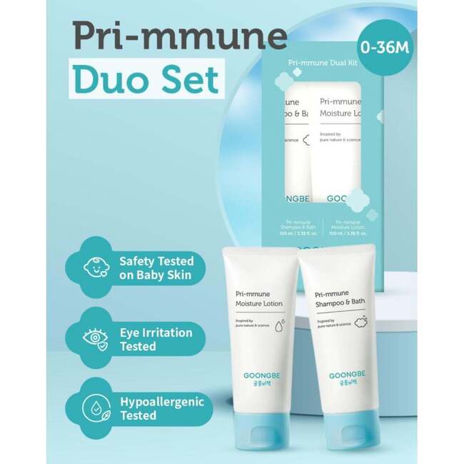 Dual Kit (Pri-mmune Shampoo&bath 100ml, Pri-mmune Moisture Lotion 100ml)