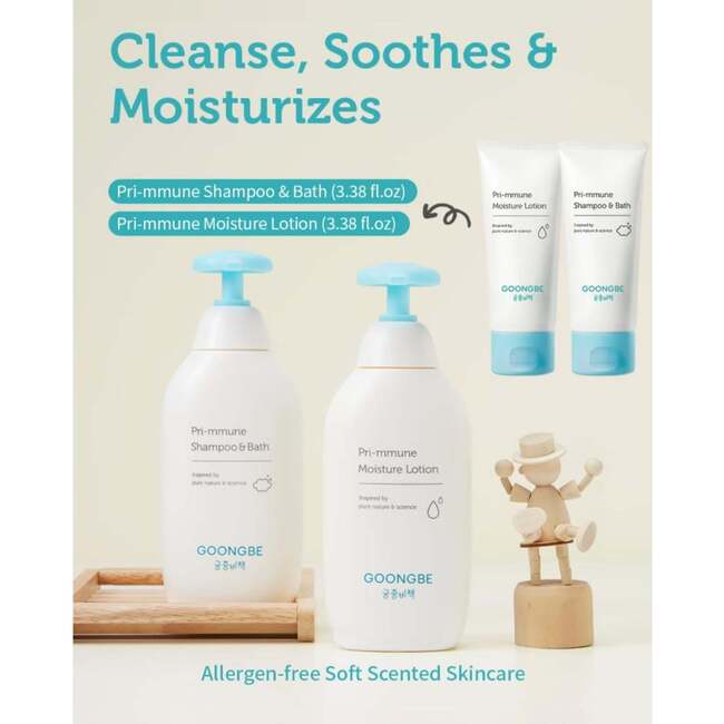 Dual Kit (Pri-mmune Shampoo&bath 100ml, Pri-mmune Moisture Lotion 100ml) - Shampoos - 3