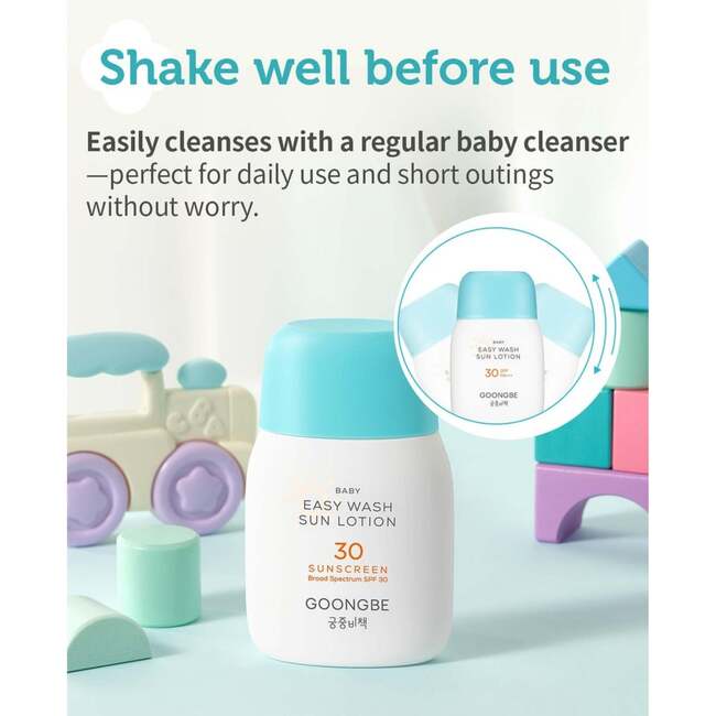 Baby Easy Wash Sun Lotion SPF 30 60g Set of 2 - Sunscreens - 3