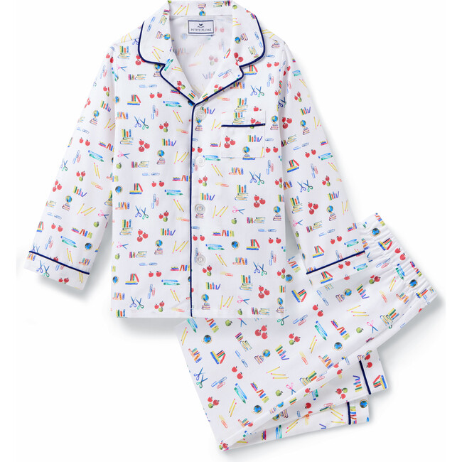 Twill Pajama Long Sleeve Set, Literary Lessons