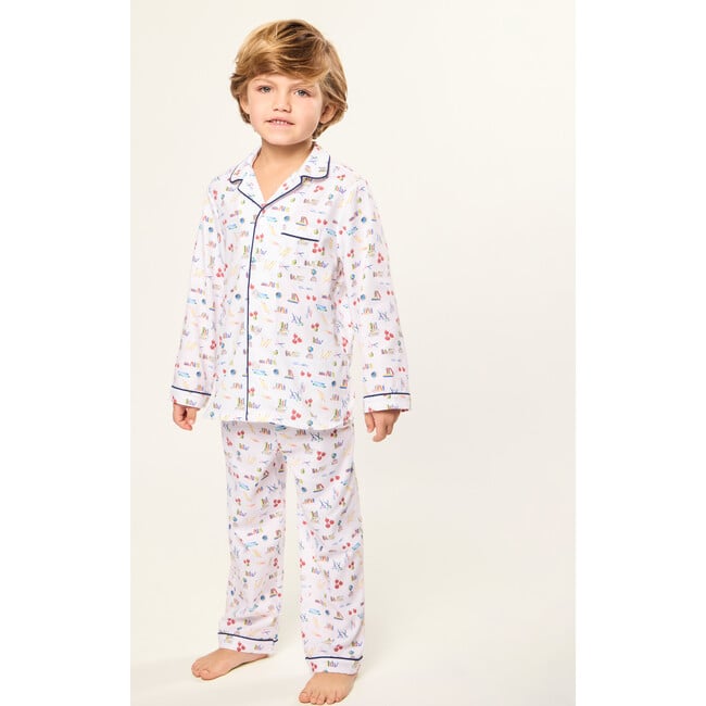 Twill Pajama Long Sleeve Set, Literary Lessons