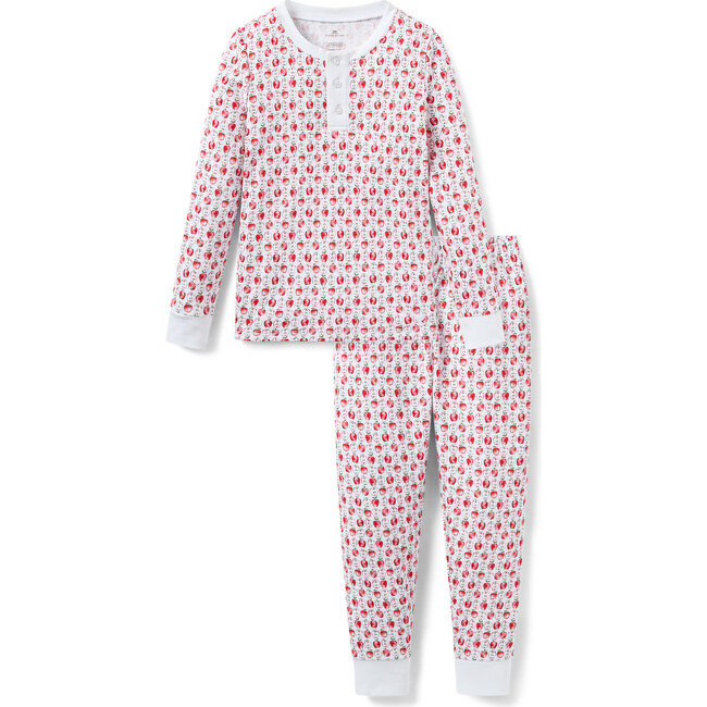 Snug Fit Pajama Set, Autumn Orchards
