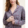 Women's Pima Cotton Pajama Set, Fleurs de Saison - Pajamas - 3