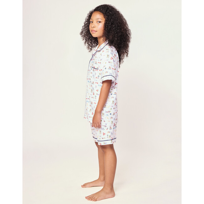Twill Pajama Short Set, Literary Lessons - Pajamas - 4