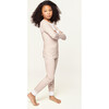 Snug Fit Pajama Set, Camel Stripe - Pajamas - 4