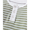 Snug Fit Pajama Set, Sage Stripe - Pajamas - 6