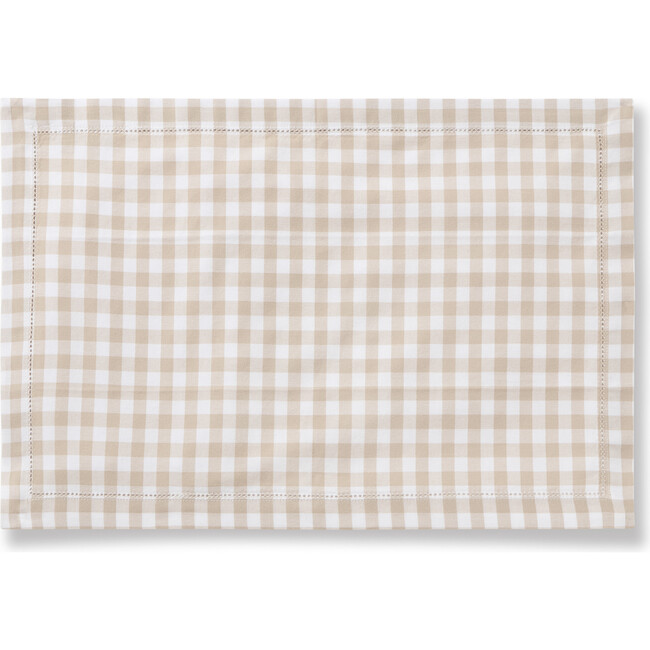 Set of 4 Placemats, Camel Gingham