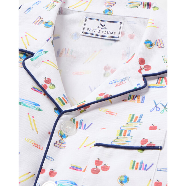 Twill Pajama Long Sleeve Set, Literary Lessons - Pajamas - 7