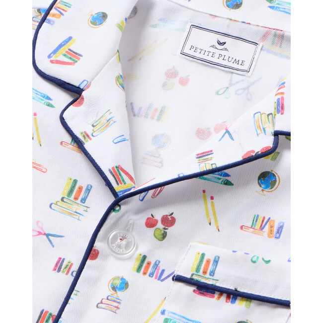 Twill Pajama Short Set, Literary Lessons - Pajamas - 7