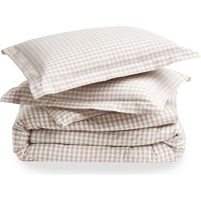 Duvet Set, Camel Gingham