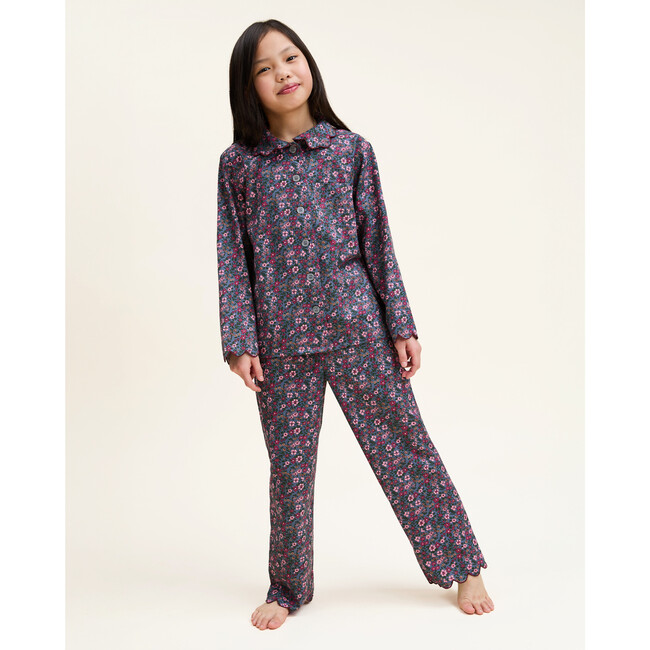 Colette Pajama Set, Fleurs de Saison - Pajamas - 2