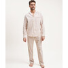 Men's Pajama Set, Camel Gingham - Pajamas - 2