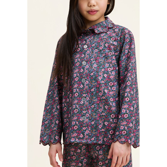 Colette Pajama Set, Fleurs de Saison - Pajamas - 3