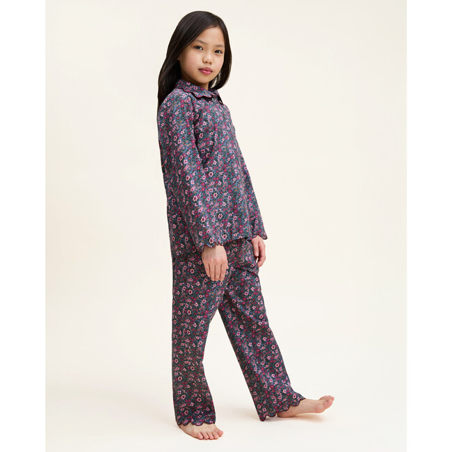 Colette Pajama Set, Fleurs de Saison - Pajamas - 4