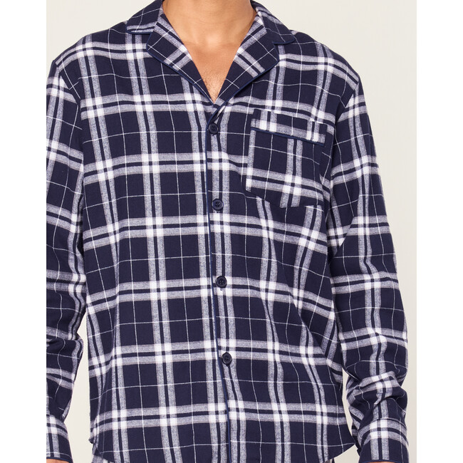 Men's Pajama Set, Oxford Tartan - Pajamas - 3