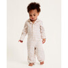 Classic Romper, Camel Gingham - Rompers - 2