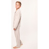 Classic Pajama Set, Camel Gingham - Pajamas - 4