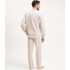 Men's Pajama Set, Camel Gingham - Pajamas - 5