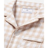 Classic Pajama Set, Camel Gingham - Pajamas - 6